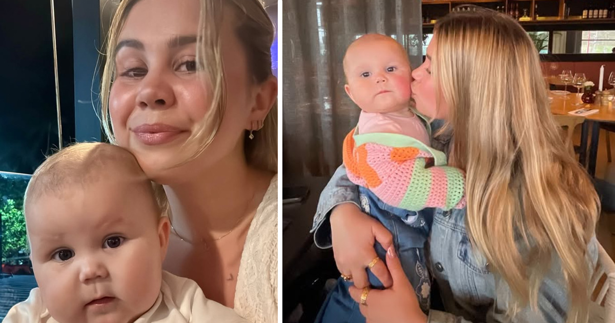 Lisa Ajax och dottern Junie