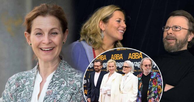 Helen Sjöholm och Gunilla Backman åker på musikalturné hösten 2025. Med sig i bagaget har de en nyöversatt Abba-låt signerad Björn Ulvaeus. Foto: Fredrik Sandberg/TT & Claudio Bresciani / TT & Pontus Lundahl/TT