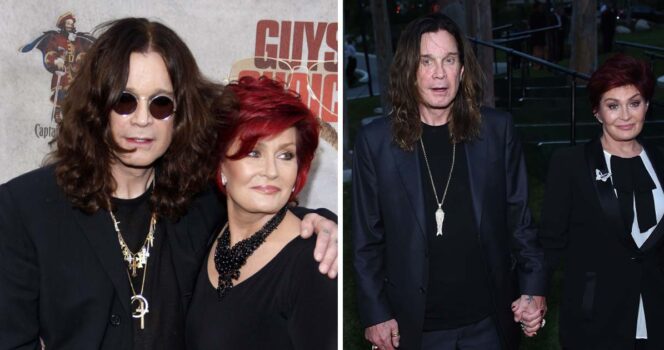 Ozzy Osbourne och Sharon Osbourne. Foto: Shutterstock
