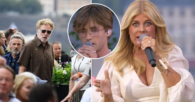 Will Ferrell på Allsång på Skansen. Foto: Oscar Olsson/TT & SVT