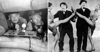 Artur Rolén som Klabbarparn och John Elfström som Åsa-Nisse. Foto: Talfilm/TV4