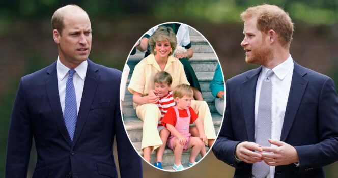 Prins William och Harry, i mitten med sin mamma prinsessan Diana 1987. Foto: John Redman/AP/TT & Yui Muk/AP/TT