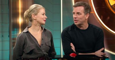Julia Dufvenius och Christopher Wollter i "Doobidoo". Foto: SVT