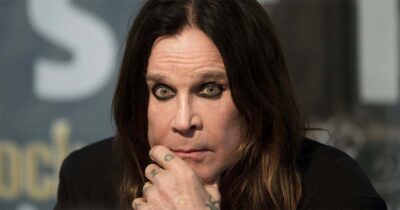 NORJE 2014-06-06 Ozzy Osbourne och Black Sabbath möter pressen på Sweden Rock i Norje Foto: Fredrik Sandberg / TT