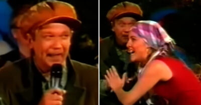 Björn Skifs och Helen Sjöholm i Allsång på Skansen 2001. Foto: SVT/Youtube