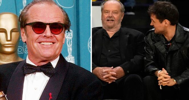 Jack Nicholson med sonen Ray Nicholson.