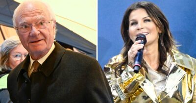 Kung Carl XVI Gustaf och Carola Häggkvist