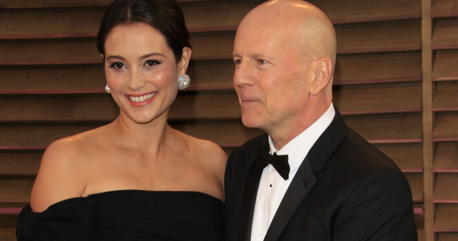 Bruce Willis och Emma Hemming.