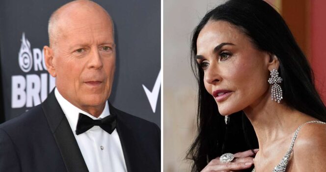 Bruce Willis och Demi Moore.