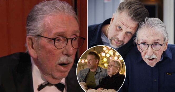 Lars Hammar med sonen Filip. Foto: SVT & Nexiko/ Linus Sundahl-Djerf/SVD/TT