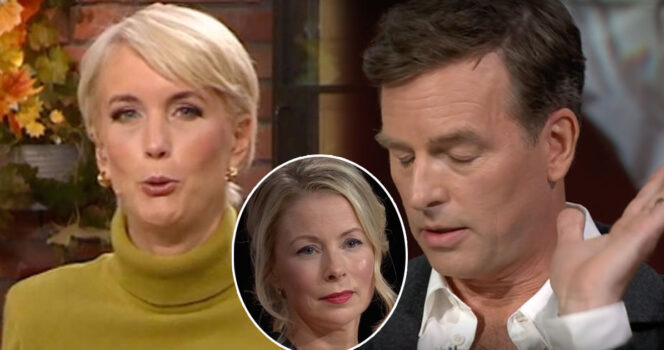 Jenny Strömstedt, Julia Dufvenius och Christopher Wollter. Foto: TV4/SVT