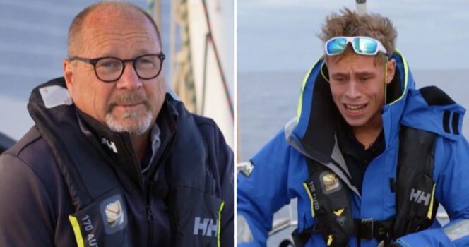 Gurra Krantz och Pontus Bjernekull Mörner i Över Atlanten.