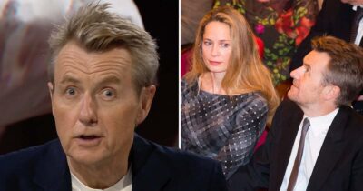 Fredrik Skavlan och Maria Bonnevie. Foto: SVT & NTB/TT