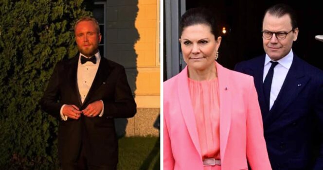 Kronprinsessan Victoria, prins Daniel och Edvin Törnblom.