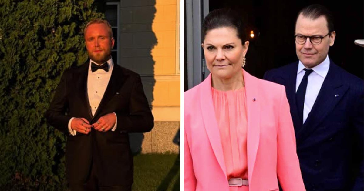 Kronprinsessan Victoria, prins Daniel och Edvin Törnblom.