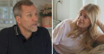 Christian Bauer och Pernilla Wahlgren.