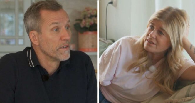 Christian Bauer och Pernilla Wahlgren.