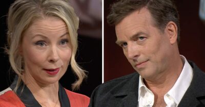Christopher Wollter och Julia Dufvenius.