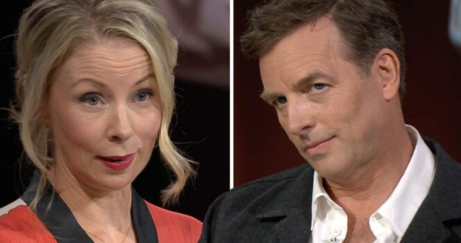 Christopher Wollter och Julia Dufvenius.