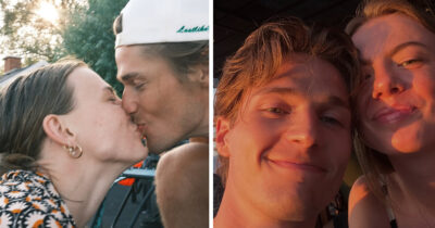 Filip Lamprecht och Linn Hegdal
