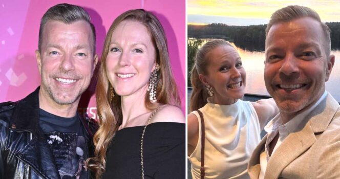 Casper Janebrink och Therese Andersson. Foto: Jessica Gow/TT & Instagram @casperjanebrink