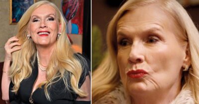 Gunilla Persson i serien "Den rätte för Gunilla". Foto: Jonas Ekströmer/TT & TV3/Viaplay