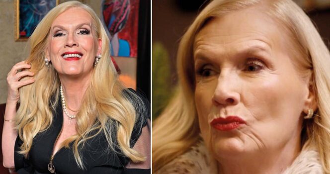 Gunilla Persson i serien "Den rätte för Gunilla". Foto: Jonas Ekströmer/TT & TV3/Viaplay