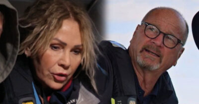 Anna Lindmarker och Gurra Krantz i "Över Atlanten". Foto: Kanal 5