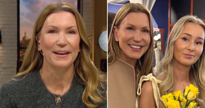 Jenny Alversjö med dottern Olivia. Foto: TV4 & Instagram @jennyalversjo