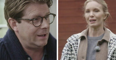 Rickard Thunér och Erika Åberg i Det sitter i väggarna