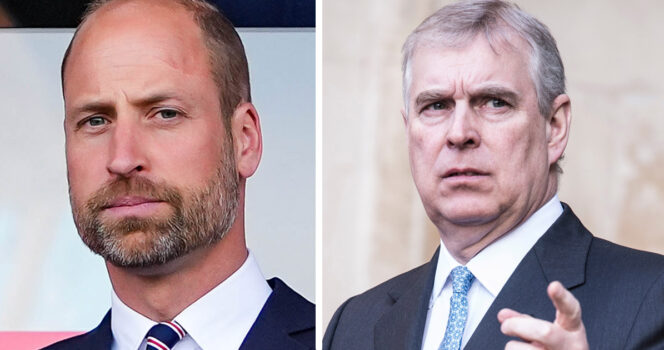 Prins William tar avstånd från prins Andrew