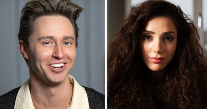 Gina Dirawi och Hampus Nessvold uppges leda Mello 2026