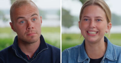 Rasmus Helge och Emma-Kajsa Blomgren i Bonde söker fru.