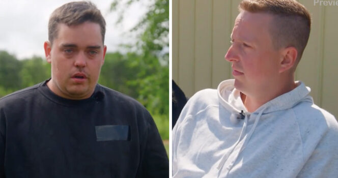 Axel Troedsson och Anton Hegestrand i Bonde söker fru.