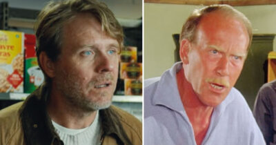 Henrik Norlén och Torsten Lilliecrona som farbror Melker i "Vi på Saltkråkan". Foto: SVT