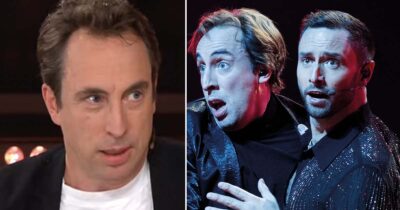 Per Andersson och Måns Zelmerlöw. Foto: Kanal 5/Youtube & Caisa Rasmussen/TT