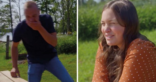 Rasmus Helge och Wilma Johansson i Bonde söker fru.