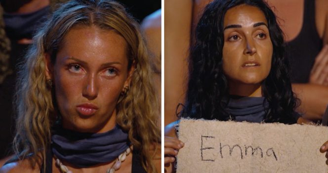 Ania och Akink i Robinson.