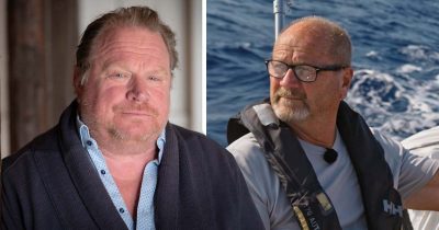 Claes Malmberg och Gurra Krantz i "Över Atlanten". Foto: Johan Nilsson/TT & Kanal 5