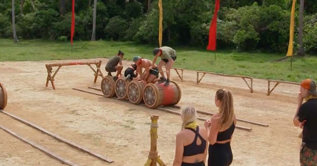 Matteo Pasero och Jasmine Mathiasson skrapade upp sina knän på tunnorna.