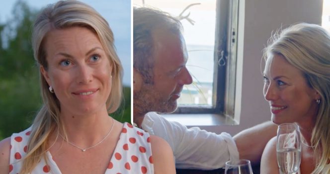 Christian Becker och Johanna i Bonde söker fru. Foto: TV4