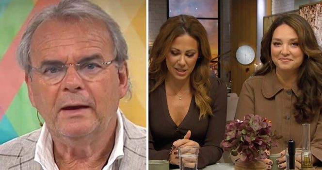 Steffo Törnquist, Sofia Geite och Matilda Boza i Nyhetsmorgon. Foto: TV4