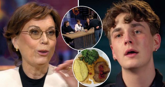 Lukas Berglund i Sveriges mästerkock. Foto: TV4