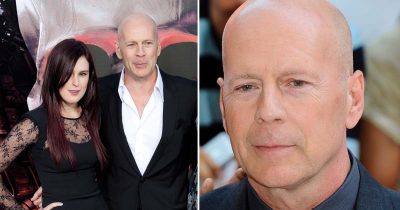 Rumer Willis och pappa Bruce. Foto: Shutterstock