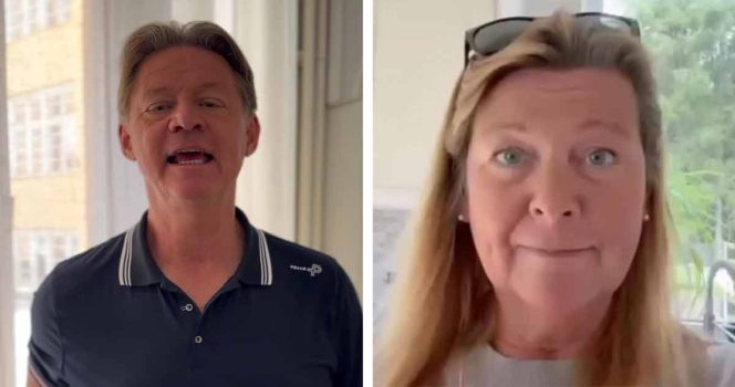 Mikael Sandström och Lotta Engberg