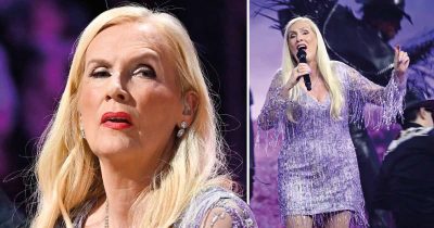 Gunilla Persson i Melodifestivalen. Foto: TT