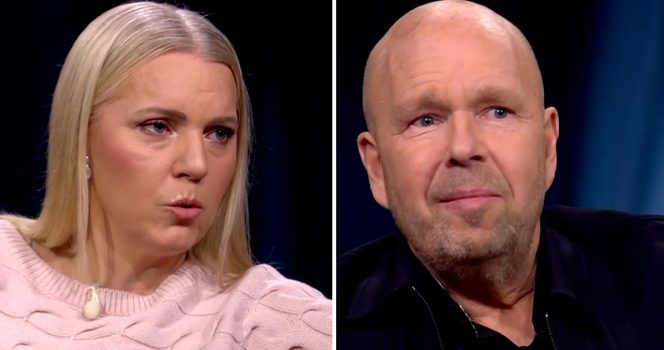 Lasse Kronér och Carina Bergfeldt