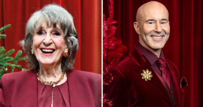 Siw Malmkvist och Mark Levengood som julvärdar