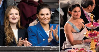 Prinsessan Estelle och kronprinsessan Victoria. Foto: Pontus Lundahl/TT & Jonas Ekströmer/TT