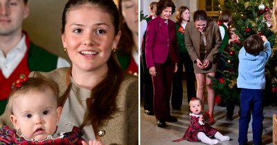 Prinsessan Estelle och prinsessan Ines.